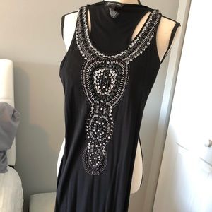 Black Casual Maxi Dress